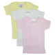 Girls Pastel Variety Short Sleeve Lap T-shirts - 3 Packidx BLT057