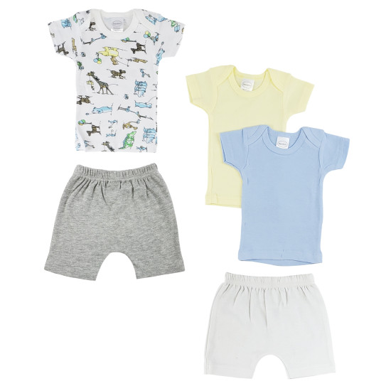 Infant Girls T-shirts And Shortsidx BLTCS 0337M
